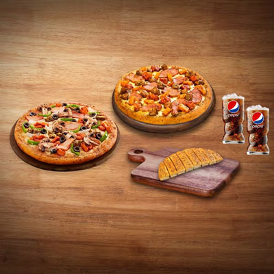 "Meal for 4 from Dominos (Non Veg) - Combo - 10 - Click here to View more details about this Product